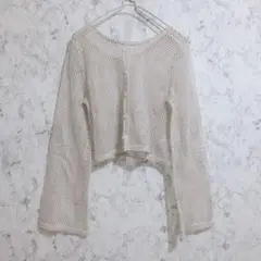 2way メッシュカーディガン　トップス