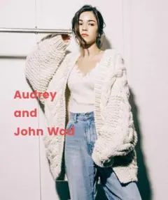 ★美品★ 手編みペルーニットケーブルカーディガン