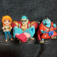 ワンピース　ワンピの実　ガチャ　「ナミ」「フランキー」「ジンベエ」　セット