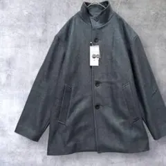 【THE SHOP TK】新品　ステンカラーコート　アウター　グレー　M