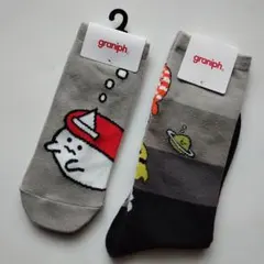 【新品・未使用】graniph グラニフ ソックス Ｓサイズ × ２足セットのサムネイル