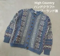 希少 High Country ノルディック柄 ハンドクラフト カーディガン