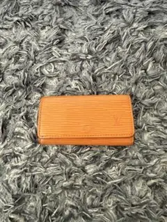Louis Vuitton オレンジ レザー キーケース