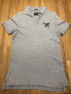 Abercrombie & Fitch ポロシャツ L グレー 92