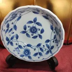 たち吉　青い花模様ボウル