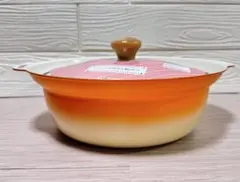 和平フレイズ ベジート華彩卓上鍋24cm オレンジ 両手鍋 オレンジ ガス火専用のサムネイル