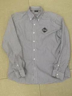 F.C.R.B. Bristol ストライプ ボタンダウンシャツ Lのサムネイル