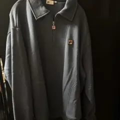 FILA 水色 ハーフジップトレーナー