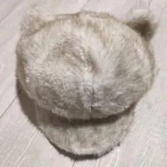猫耳付きファーキャスケット