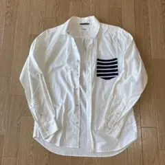 ikka ホワイト 長袖シャツ Mのサムネイル