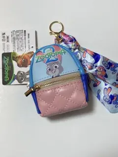 ズートピア 2 スカーフ付き チャームリュック　ジュディ キーホルダー