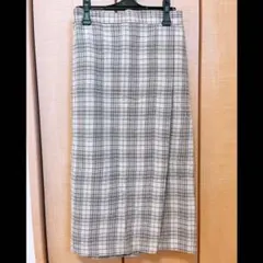 【GU】チェックタイトスカート