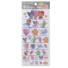サンリオ 4サイズ ステッカー 日焼け クロミ キティ シナモン ポチャッコ