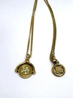 GIVENCHY ジバンシー 回転トップ ネックレス ゴールド ヴィンテージのサムネイル