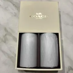 COACH エッチンググラス 2個セット　ペアグラス　コップ