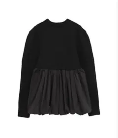 united arrows エンブロ ティアード コンビニット 黒 長袖 - メルカリ