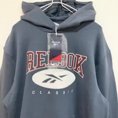 【新品タグ付】裏起毛 Reebok Classic デカロゴ パーカー