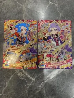 ひみつ アイプリ 3弾 星4 レア 2枚セット すたーレッド パーブル