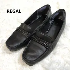 REGAL　リーガル　ビットローファー　ホースビット　パンプス　レザー　ブラックのサムネイル