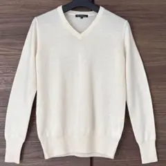 23区 Ｖネックウールニット　通勤コーデ　オンワード樫山