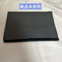 新品　微起毛　リバーシブルマフラー　グレー×ブラック