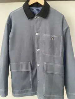 チャオパニック　襟配色ステッチカバーオール　Mサイズ