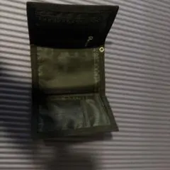 ブラック ナイロン 三つ折り財布