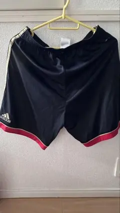 adidas ハンドボール用パンツ ブラック/レッド　ぬさん専用