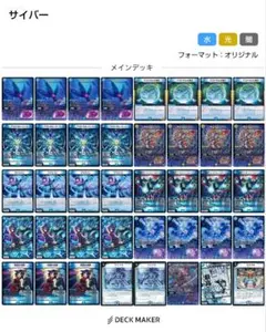 青単サイバー デッキ