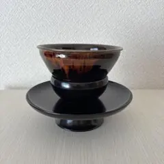 Ｎ８６４　茶碗　『前田泰昭造』『燿変』『天目釉茶碗』　抹茶碗　共箱　茶道具 N864 茶碗 『前田泰昭造』『燿変』『天目釉茶碗』 抹茶碗 共