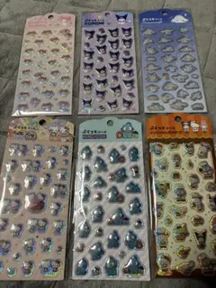 キャンドゥ サンリオぷくっとシール 6点セット
