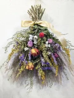 531ドライフラワースワッグ大　全長約35cm