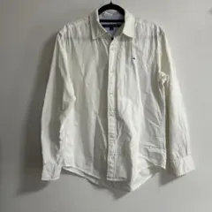 TOMMY HILFIGER ホワイト ボタンダウンシャツ L