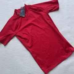 UA アンダーアーマー　半袖　アンダーシャツ　ハイネック　赤　レッド　M 新品