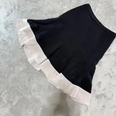 KUMIKYOKU フリルスカート ブラック サイズS ✨良品✨