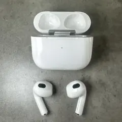【ジャンク】AirPods3本体 ホワイト 充電ケース付き