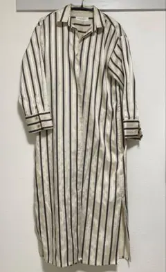 セール　BEAUTY&YOUTH ストライプシャツワンピース