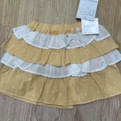 ビケットクラブ　キムラタン　80cm フリル付きレイヤースカート 95cm