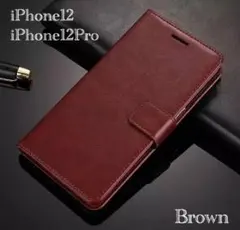 iPhone12 iPhone12Pro 手帳型ケース レザー 革 レザーケースのサムネイル