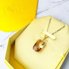 【未使用】スワロフスキー Harmonia ロングネックレス クリスタル