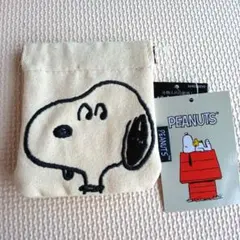 PEANUTS 帆布バネポーチ SNOOPY 小物入れ