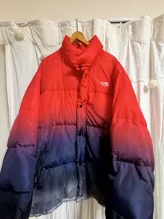 APPLEBUM ダウンジャケット レッド/グラデーション