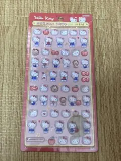正規品 匿名配送 ボンボンドロップシール ミニ ハローキティ 赤 サンスター文具