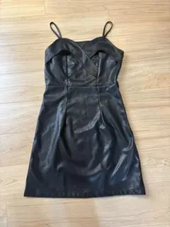 DAZY ブラック レザーワンピース Mサイズ