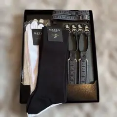 MAZZO サスペンダー 靴下 手袋 ハンカチ セット