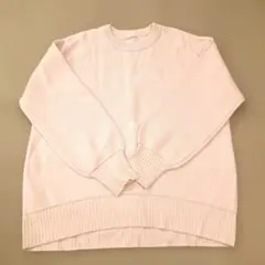 GU クリーム色 ニット セーター Mサイズ