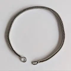 トロールビーズ　ブレスレットパーツ　スネークチェーン　クラスプ無し　ユニセックス