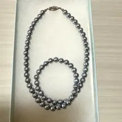 COVEMTRYイミテーションブラックパールネックレス