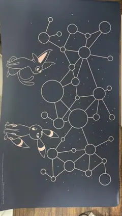 ポケモンカード プレイマット ESPEON & UMBREON