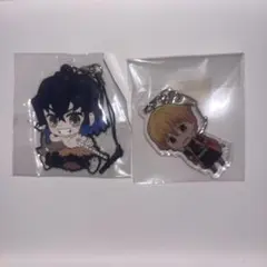 鬼滅の刃　我妻善逸　嘴平伊之助　キーホルダーセット